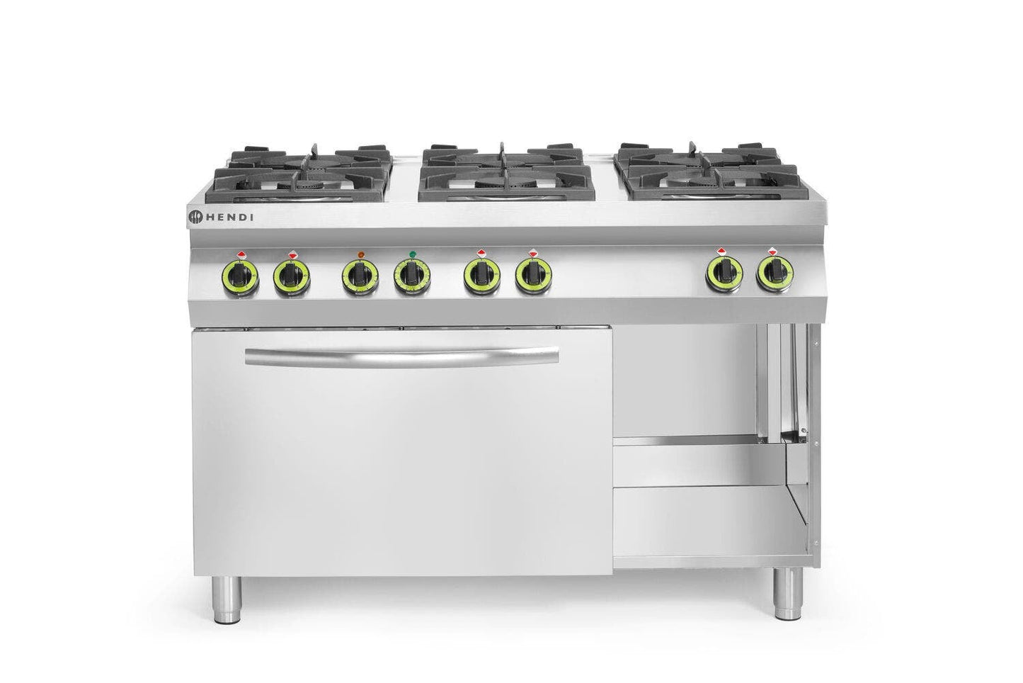 CUCINA A GAS KITCHEN LINE 6 BRUCIATORI CON FORNO A CONVEZIONE GN 1/1, KITCHEN LINE, 230V/3000