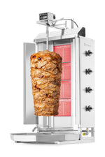 GRIGLIA KEBAB A GAS, HENDI, PROFI LINE, 230V/16W, 13KW, 735X745X(H)1110MM - 226001