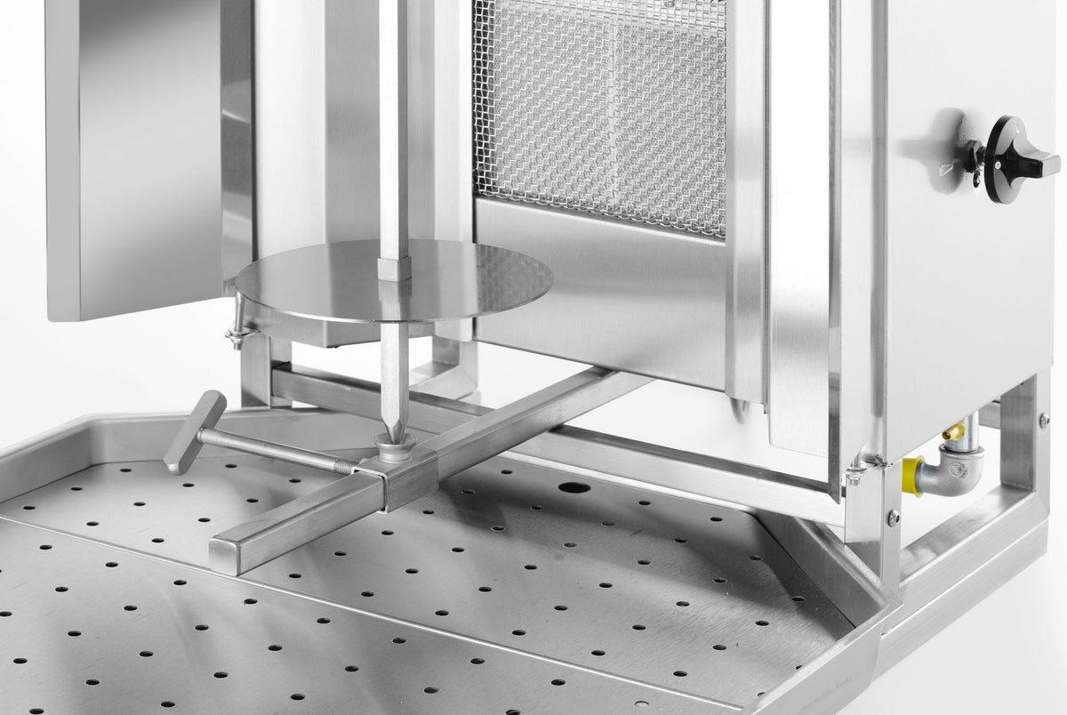GRIGLIA KEBAB A GAS, HENDI, PROFI LINE, 230V/16W, 13KW, 735X745X(H)1110MM - 226001