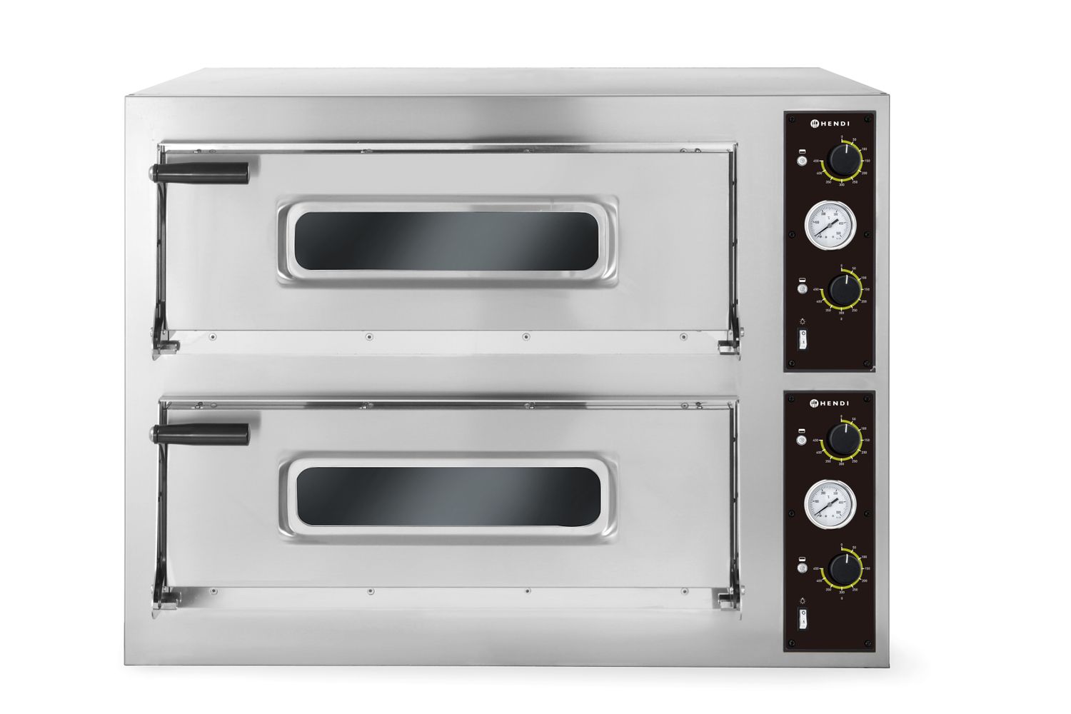 FORNO PIZZA BASIC 44, HENDI, 2 CAMERE, 400V/9400W, 975X930X(H)742MM - 226698
