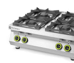 LINEA CUCINA A 4 FUOCHI PER CUCINA A GAS - PIANO DEL TAVOLO, HENDI, KITCHEN LINE, 19KW, 800X700X(H)3 - 227381