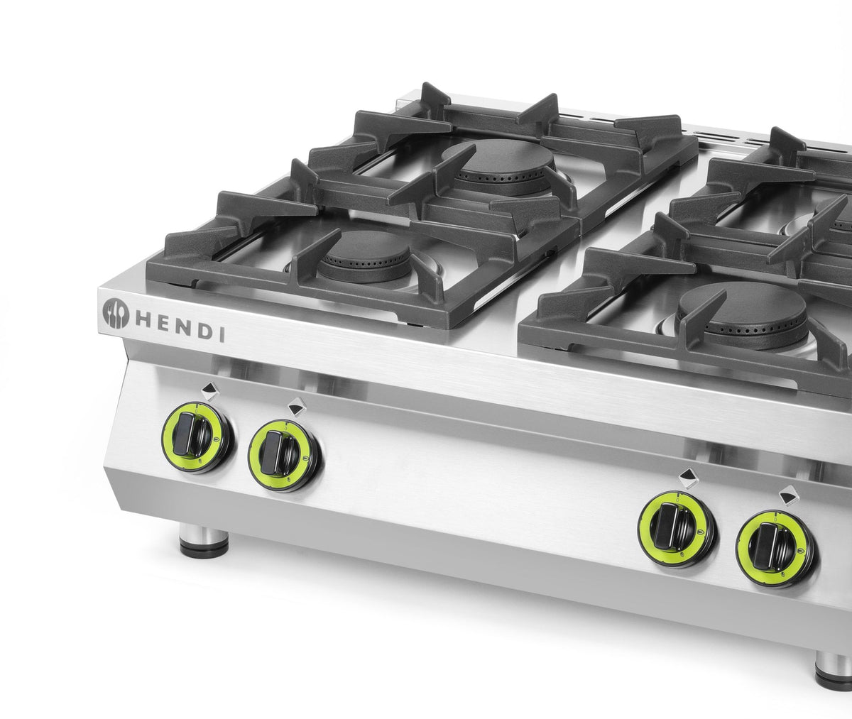 LINEA CUCINA A 4 FUOCHI PER CUCINA A GAS - PIANO DEL TAVOLO, HENDI, KITCHEN LINE, 19KW, 800X700X(H)3 - 227381
