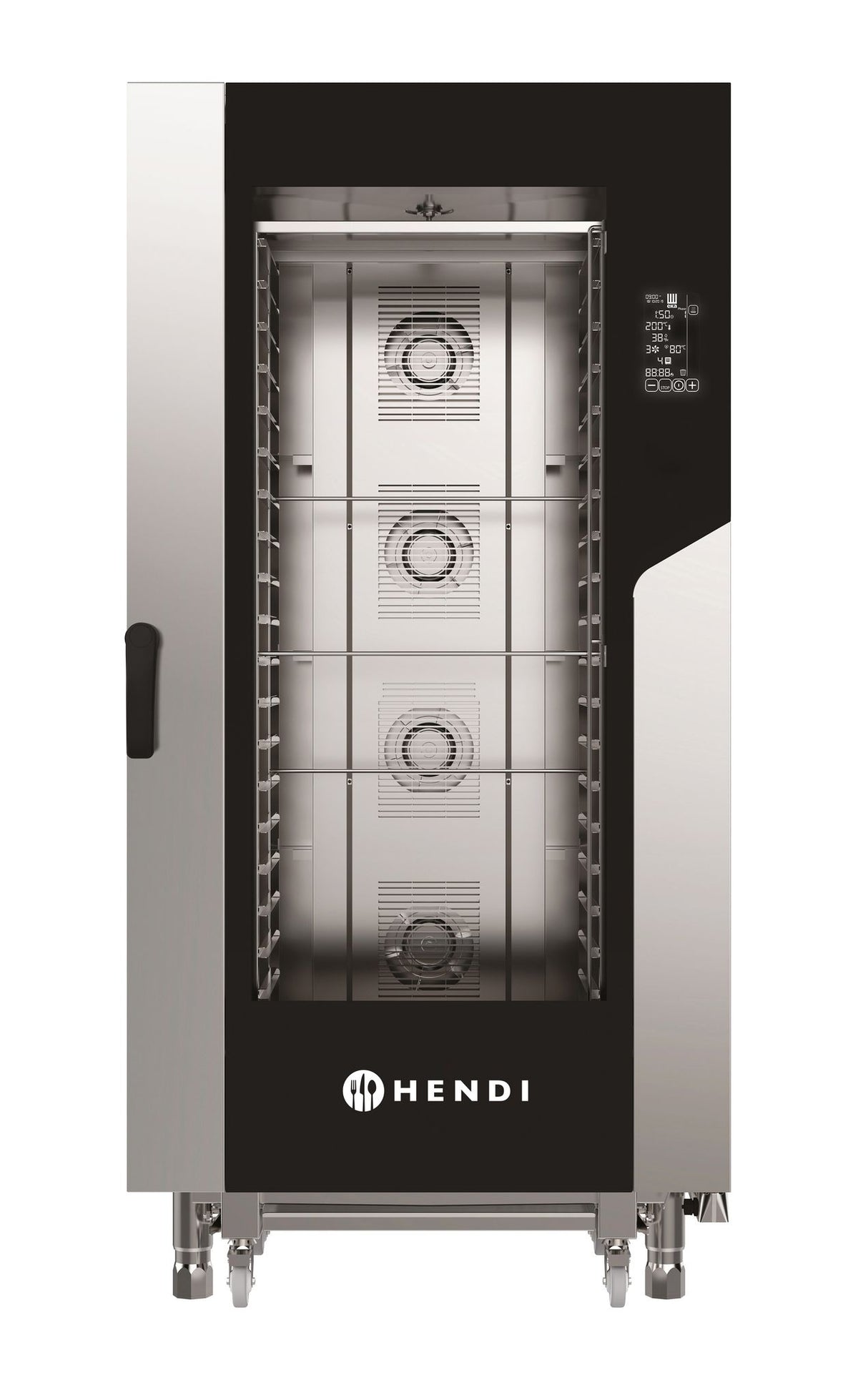 FORNO COMBINATO A VAPORE CON CARRELLO, HENDI, 400V/31000W, 930X1035X(H)1900MM - 229613