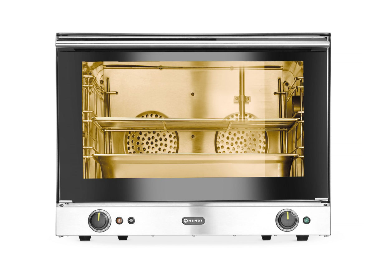 FORNO A CONVEZIONE CON UMIDIFICAZIONE H100S, HENDI, GN 1/1, 230V/3500W, 699X608X(H)550MM - 229873