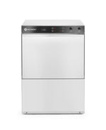 LAVASTOVIGLIE K50 - CONTROLLO ELETTROMECCANICO, HENDI, BUDGET LINE, CON POMPA DI SCARICO, 400V/6600W - 233047