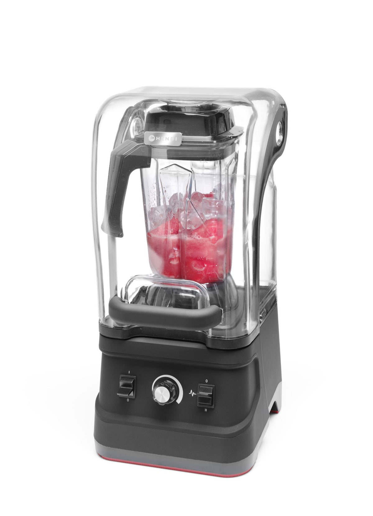BLENDER PER BAR CON CUSTODIA ANTI RUMORE., HENDI, 2,5L, NERO, 220-240V/1680W, 250X300X(H)540MM - 230688