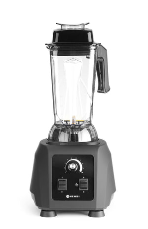 BLENDER PER BAR., HENDI, 2,5L, NERO, 220-240V/1680W, 320X250X(H)532MM - 230718