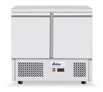 BANCO FRIGO, 2 PORTE, ARKTIC, 169L, ARGENTO, 230V/220W, 900X700X(H)908MM - 238332