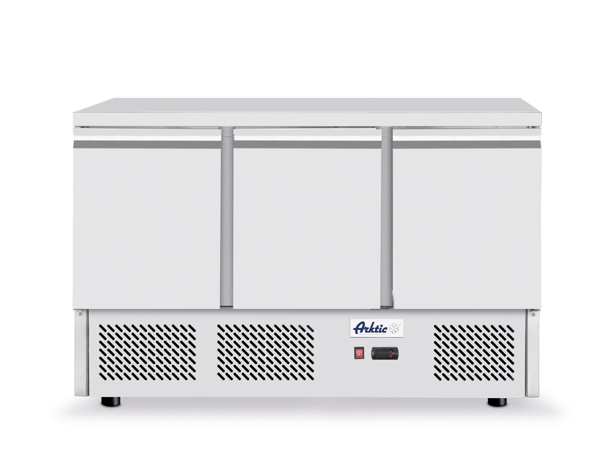 BANCONE REFRIGERATO, 3 PORTE, ARKTIC, 254L, ARGENTO, 230V/220W, 1365X700X(H)908MM - 238349