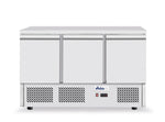 BANCONE REFRIGERATO, 3 PORTE, ARKTIC, 254L, ARGENTO, 230V/220W, 1365X700X(H)908MM - 238349