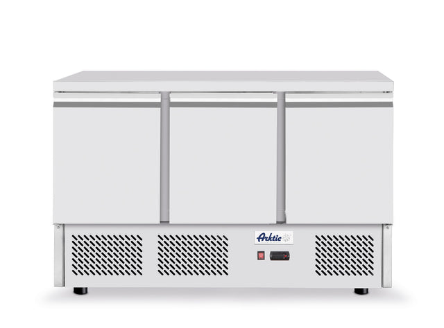 BANCONE REFRIGERATO, 3 PORTE, ARKTIC, 254L, ARGENTO, 230V/220W, 1365X700X(H)908MM - 238349