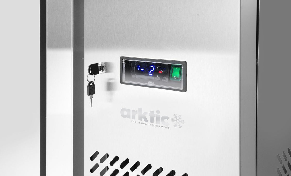 BANCO FRIGORIFERO CON DUE PORTE PROFI LINE 280L, ARKTIC, PROFI LINE, 215L, 230V/250W, 700X1350X(H)83 - 238110