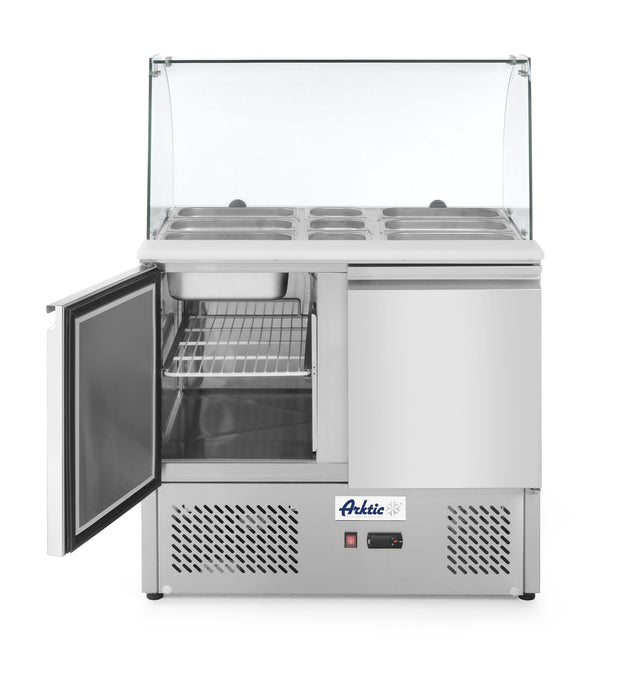 SALADETTE A DUE PORTE CON VETRINETTA 300L, ARKTIC, 169L, 230V/310W, 700X900X(H)1300MM - 232781