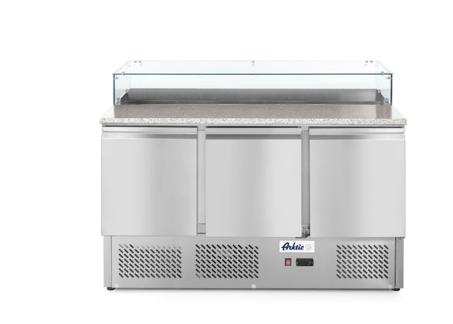 BANCO PIZZA 3 PORTE 380L, ARKTIC, 230V/310W, 1378X702X(H)1155MM - 232873