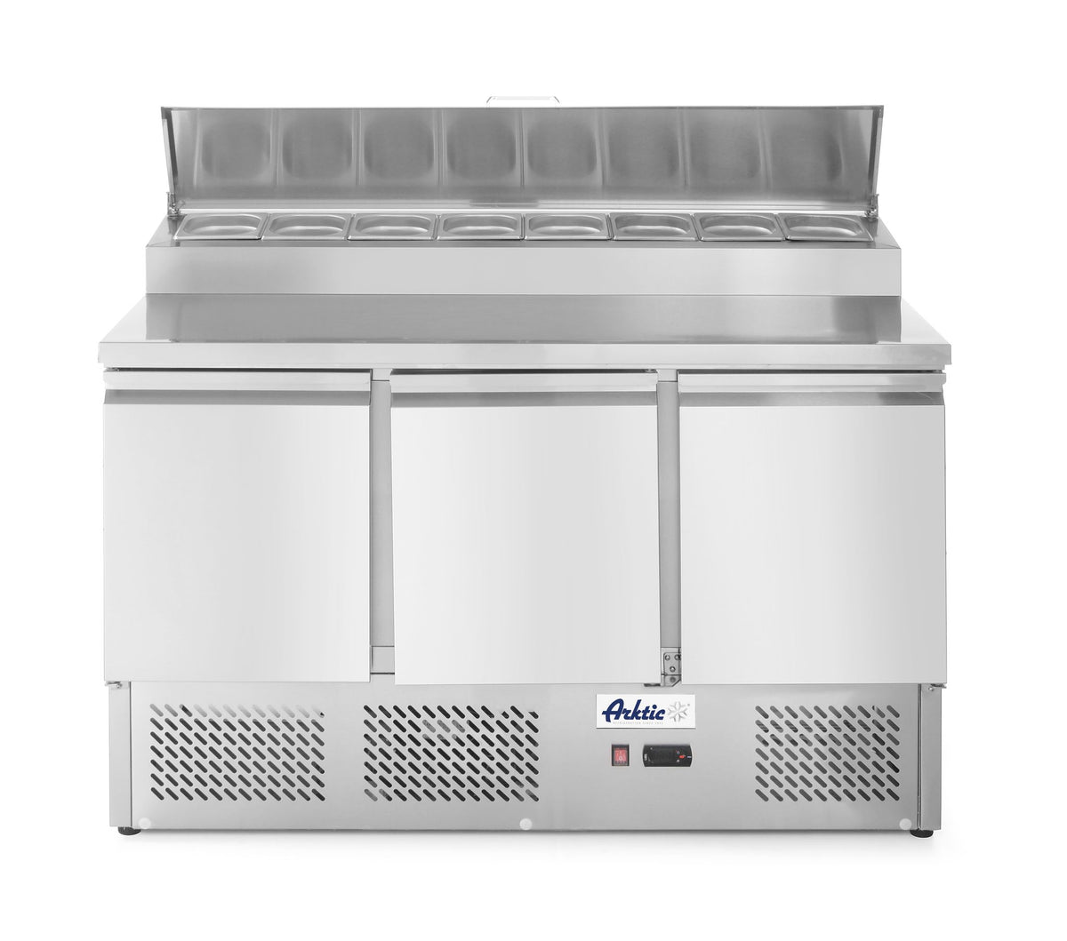 SALADETTE A TRE PORTE CON VETRINETTA GN 380L, ARKTIC, 230V/310W, 1365X702X(H)1265MM - 232897