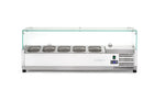 VETRINA REFRIGERATA GN 1/4, ARKTIC, 7X GN 1/4, 230V/180W, 1505X335X(H)460MM - 232910