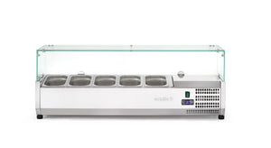 VETRINA REFRIGERATA GN 1/4, ARKTIC, 7X GN 1/4, 230V/180W, 1505X335X(H)460MM - 232910