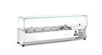 VETRINA REFRIGERATA GN 1/4, ARKTIC, 5X GN 1/4, 230V/180W, 1205X335X(H)460MM - 232903