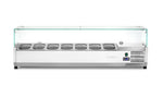 VETRINA REFRIGERATA GN 1/4, ARKTIC, 8X GN 1/4, 230V/180W, 1805X335X(H)460MM - 232927