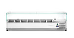 VETRINA REFRIGERATA GN 1/4, ARKTIC, 7X GN 1/4, 230V/180W, 1505X335X(H)460MM - 232910