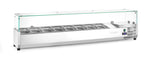 VETRINA REFRIGERATA GN 1/4, ARKTIC, 8X GN 1/4, 230V/180W, 1805X335X(H)460MM - 232927
