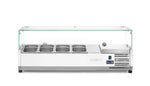 VETRINA REFRIGERATA GN 1/3, ARKTIC, 6X GN 1/3, 230V/180W, 1405X420X(H)456MM - 232972