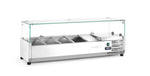 VETRINA REFRIGERATA GN 1/3, ARKTIC, 7X GN 1/3, 230V/180W, 1605X420X(H)460MM - 232989