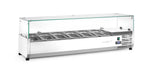 VETRINA REFRIGERATA GN 1/3, ARKTIC, 4X GN 1/3, 230V/180W, 1208X400X(H)456MM - 232965