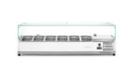 VETRINA REFRIGERATA GN 1/3, ARKTIC, 6X GN 1/3, 230V/180W, 1405X420X(H)456MM - 232972