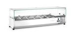 VETRINA REFRIGERATA GN 1/3, ARKTIC, 7X GN 1/3, 230V/180W, 1605X420X(H)460MM - 232989