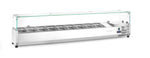 VETRINA REFRIGERATA GN 1/3, ARKTIC, 7X GN 1/3, 230V/180W, 1605X420X(H)460MM - 232989