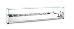 VETRINA REFRIGERATA GN 1/3, ARKTIC, 7X GN 1/3, 230V/180W, 1605X420X(H)460MM - 232989