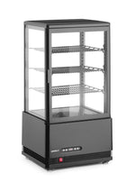 VETRINA DA ESPOSIZIONE, 68 LITRI, ARKTIC, NERO, 230V/170W, 444X397X(H)875MM - 233238