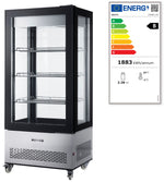 VETRINE REFRIGERATE - 550 L - 230V / 500W - 850X650X(H)1908 MM - 233283