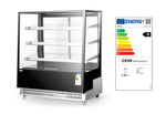 VETRINA REFRIGERATA CON 3 RIPIANI INCLINATI, ARKTIC, 500L, 230V/490W, 900X833X(H)1460MM - 233443