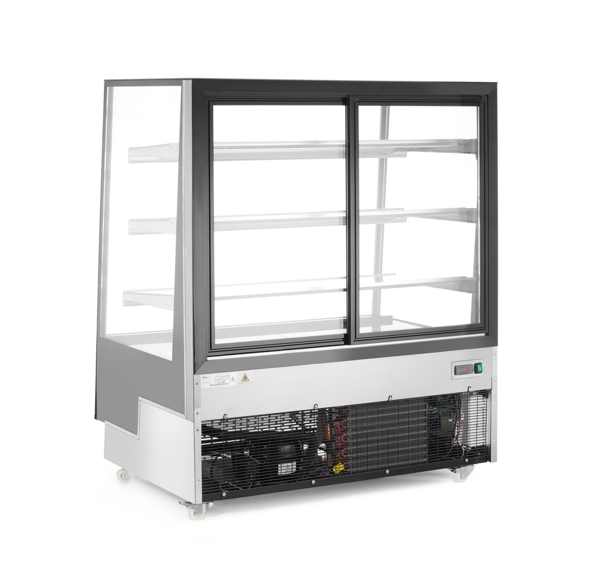 VETRINA REFRIGERATA CON 3 RIPIANI INCLINATI, ARKTIC, 500L, 230V/490W, 900X833X(H)1460MM - 233443