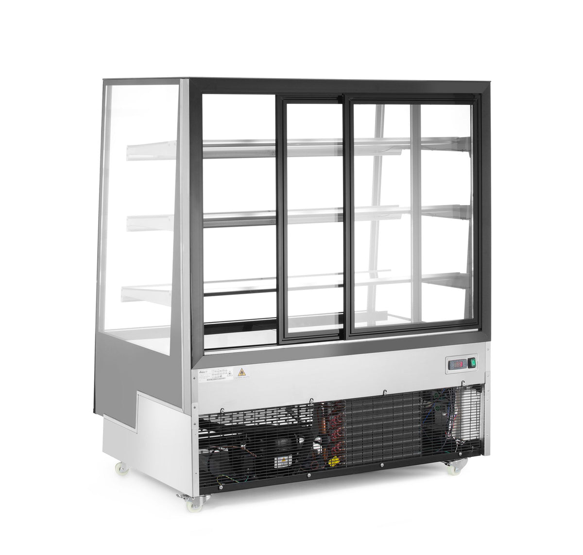 VETRINA REFRIGERATA CON 3 RIPIANI INCLINATI, ARKTIC, 500L, 230V/490W, 900X833X(H)1460MM - 233443