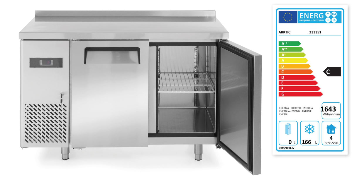 CONGELATORE A DUE PORTE KITCHEN LINE 220L, ARKTIC, KITCHEN LINE, 166L, 230V/550W, 1200X600X(H)886MM - 233351