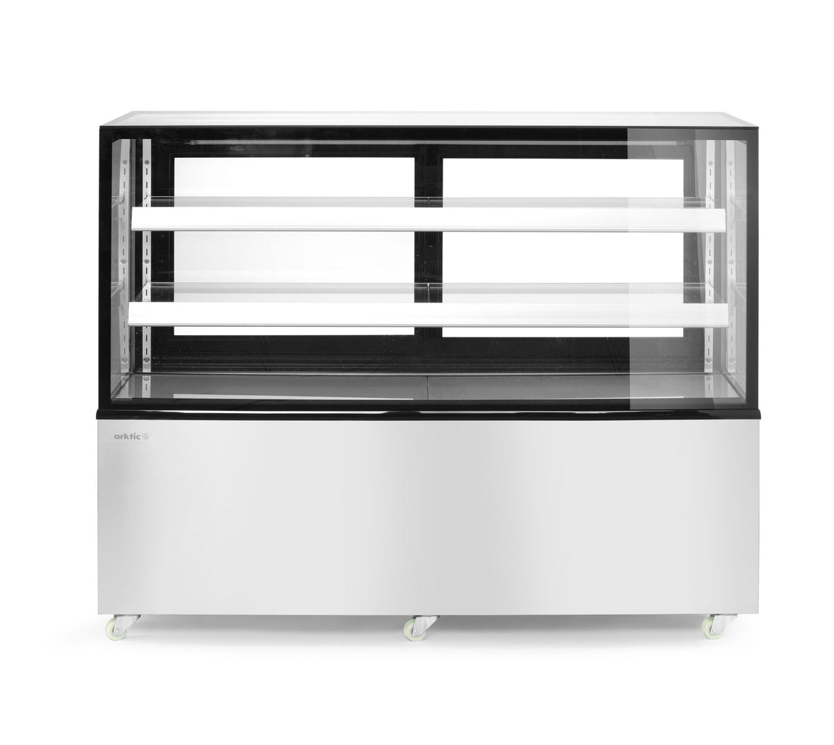 VETRINE REFRIGERATE CON 2 RIPIANI, ARKTIC, 510L, 230V/490W, 1524X677X(H)1230MM - 233375