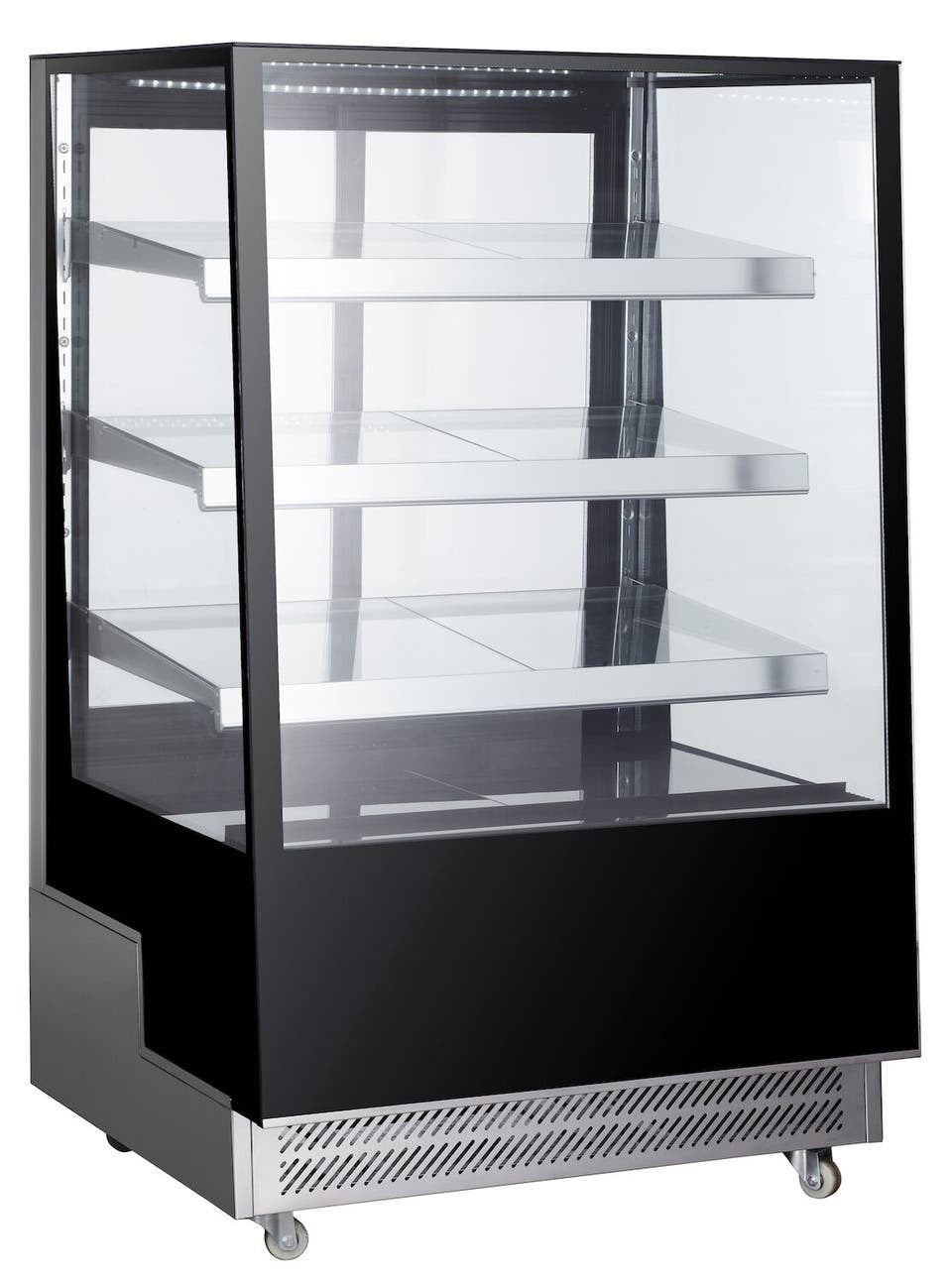 VETRINA REFRIGERATA CON 3 RIPIANI INCLINATI, ARKTIC, 500L, 230V/490W, 900X833X(H)1460MM