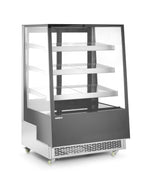 VETRINA REFRIGERATA CON 3 RIPIANI INCLINATI, ARKTIC, 650L, NERO, 230V/490W, 1200X833X(H)1460MM - 233320