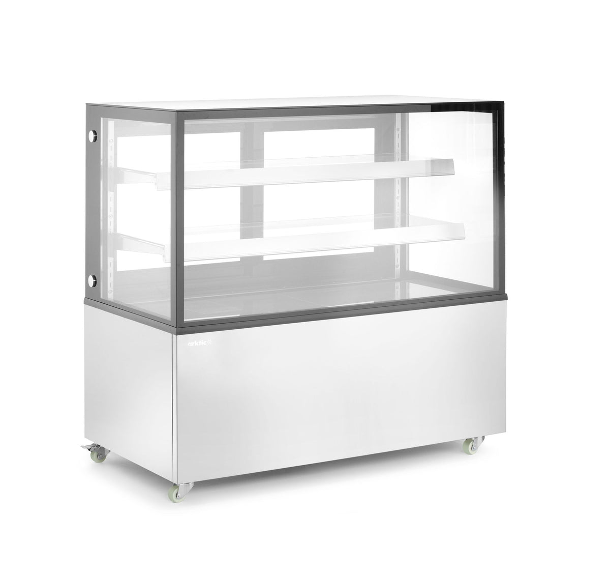 VETRINE REFRIGERATE CON 2 RIPIANI, ARKTIC, 230V/490W, 677X1224X(H)1230MM - 233450