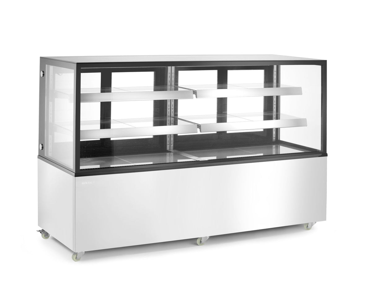 VETRINE REFRIGERATE CON 2 RIPIANI, ARKTIC, 230V/500W, 677X1824X(H)1230MM - 233467