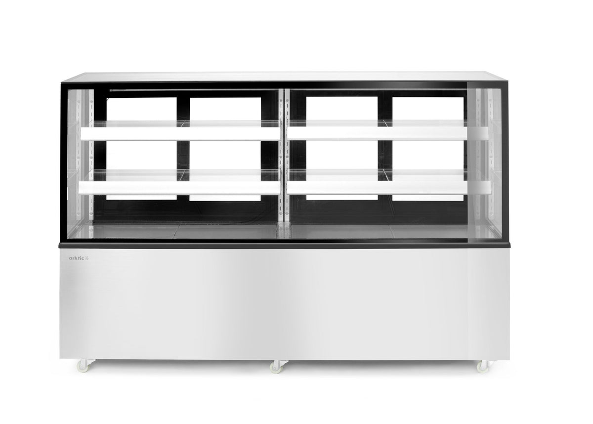 VETRINE REFRIGERATE CON 2 RIPIANI, ARKTIC, 230V/500W, 677X1824X(H)1230MM - 233467