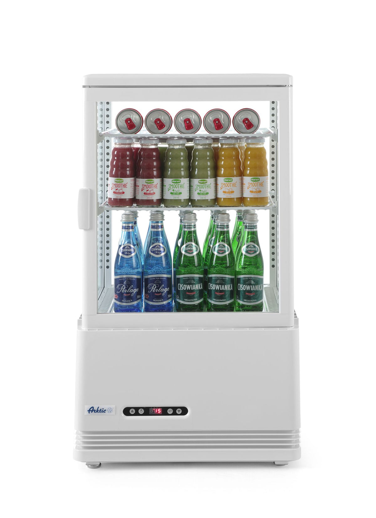 VETRINA DA ESPOSIZIONE, 58 LITRI, ARKTIC, NERA, 230V/170W, 406X452X(H)830MM - 233627