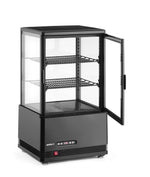 VETRINA DA ESPOSIZIONE, 58 LITRI, ARKTIC, NERA, 230V/170W, 406X452X(H)830MM - 233627