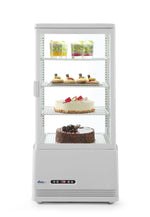 VETRINA DA ESPOSIZIONE, 78 LITRI., ARKTIC, NERA, 230V/170W, 444X397X(H)940MM - 233658