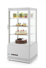 VETRINA DA ESPOSIZIONE, 78 LITRI., ARKTIC, NERA, 230V/170W, 444X397X(H)940MM - 233658