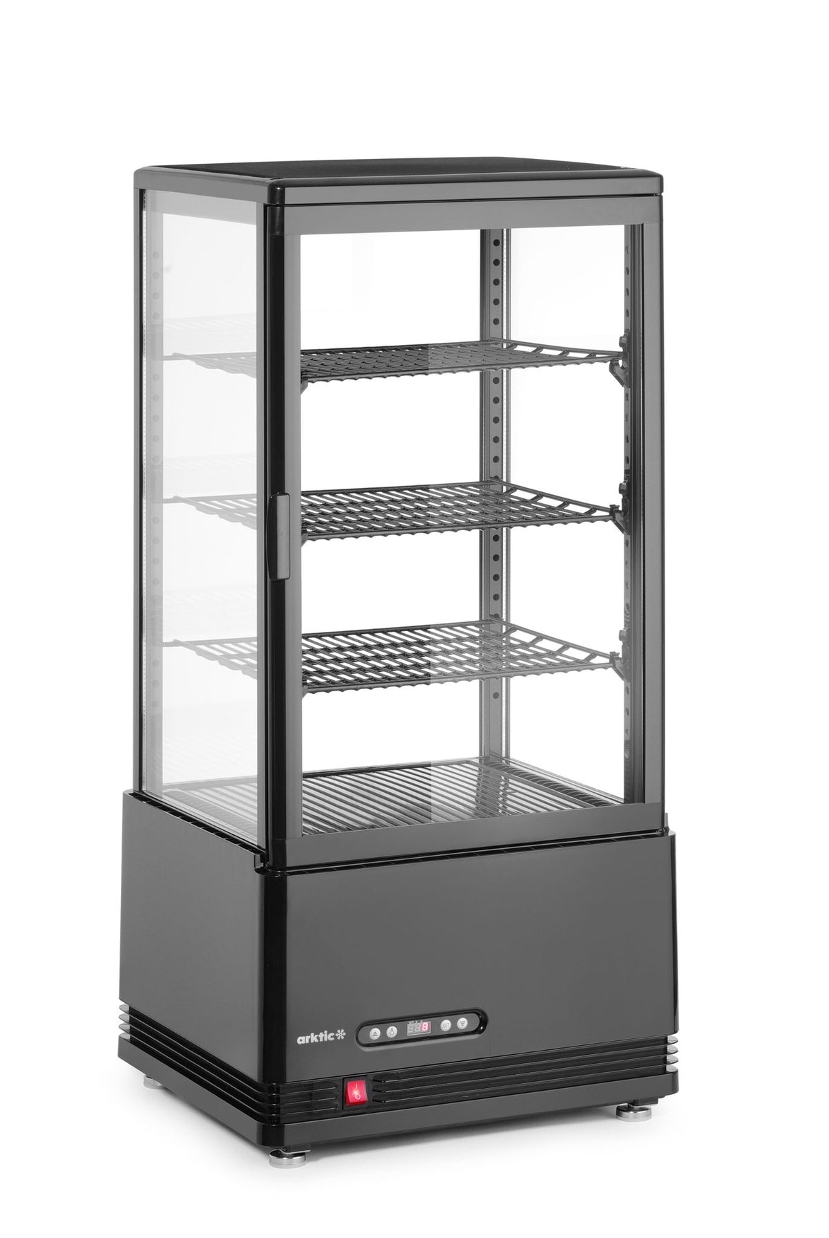 VETRINA DA ESPOSIZIONE, 78 LITRI., ARKTIC, NERA, 230V/170W, 444X397X(H)940MM - 233658