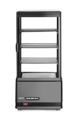VETRINA DA ESPOSIZIONE, 78 LITRI., ARKTIC, NERA, 230V/170W, 444X397X(H)940MM - 233658